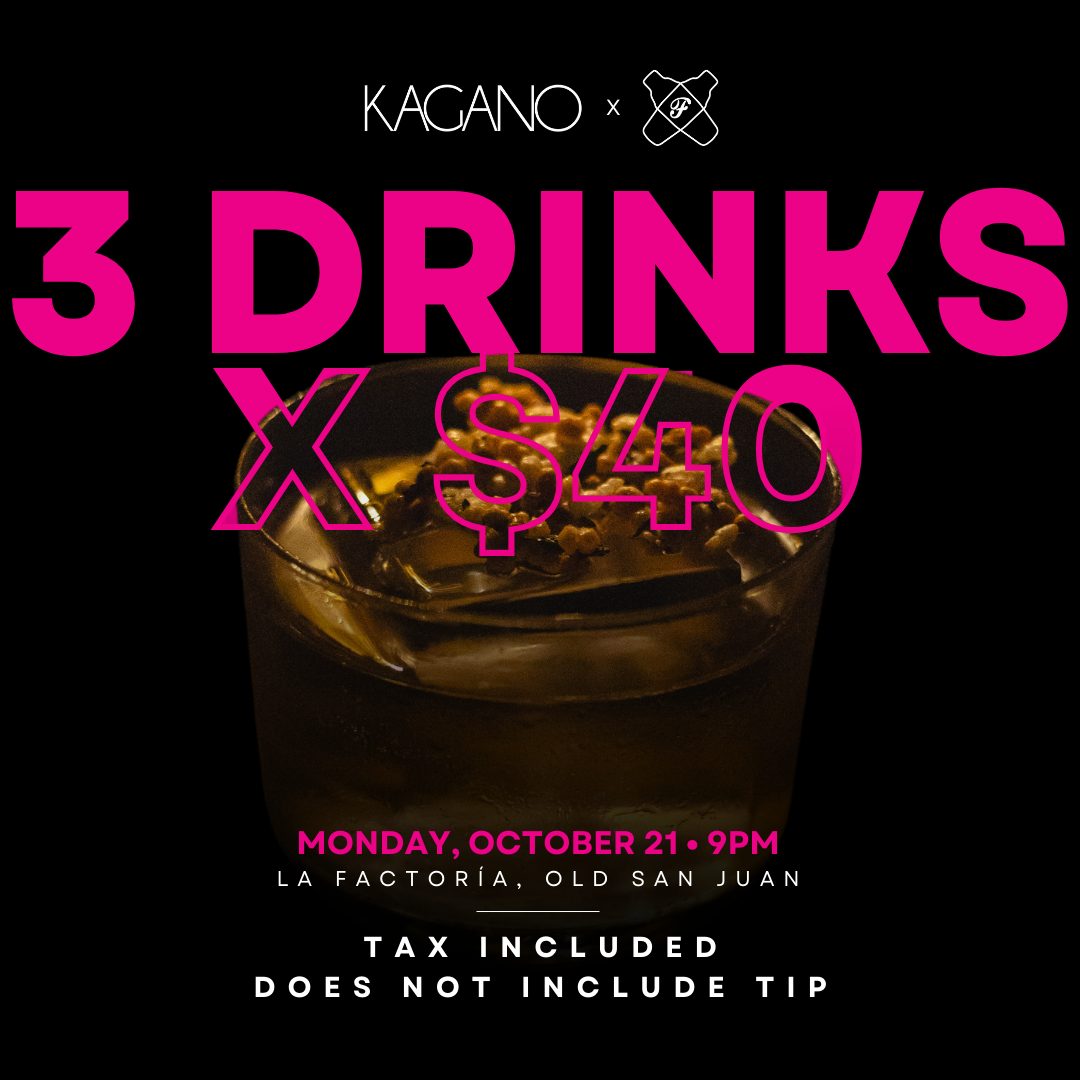 Kagano Takeover 3 x $40 Drinks